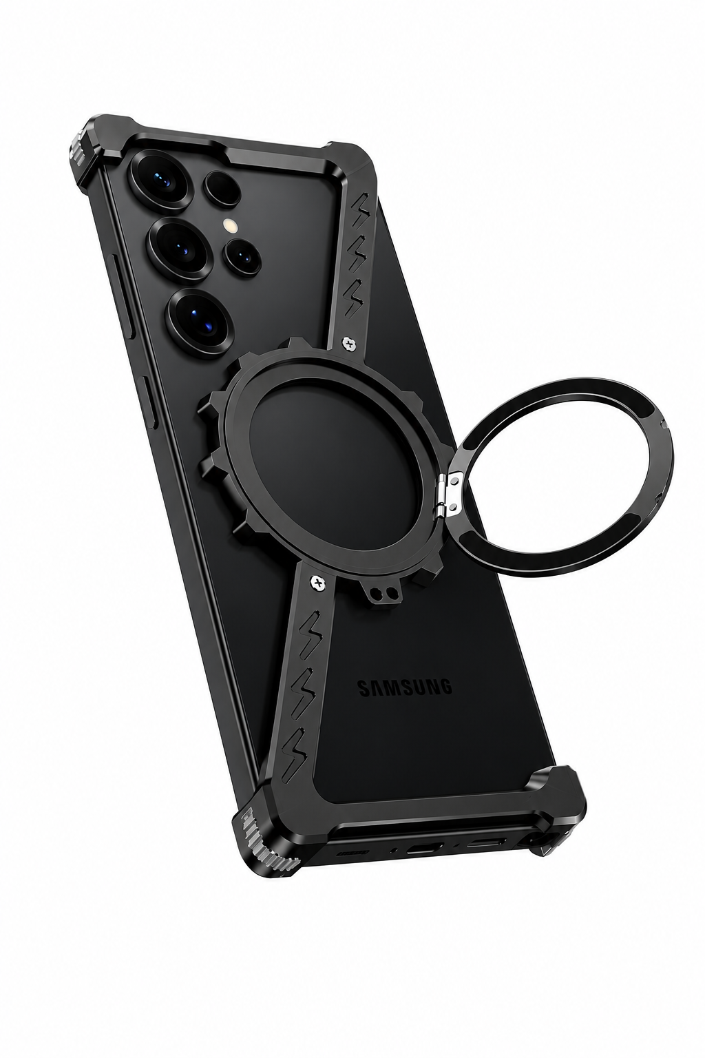 Samsung Galaxy Ultra Skal – Elektroplätering & Ihålig Bracket-design